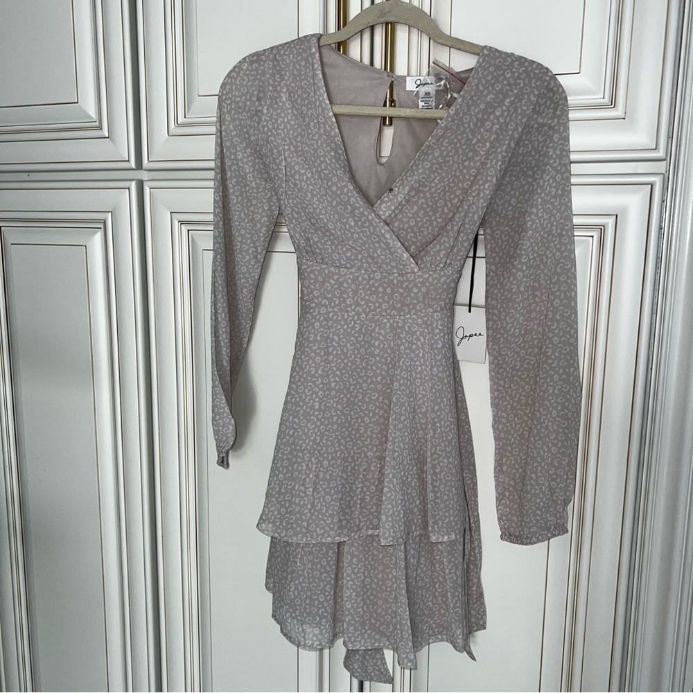 Japna Patterned Long Sleeve Dress